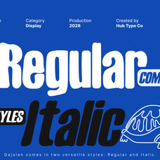 Gajulan – Bold & Organic Display Font by Hub Type Co, preview 2