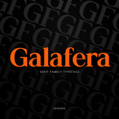 Galafera - Family Modern Serif Font