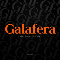 Galafera - Family Modern Serif Font