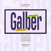 Galber – Compressed Sans Serif