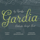Gardia - Delicate Vintage Script Font