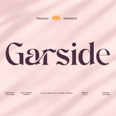 Garside – Luxury Ligature Serif Font