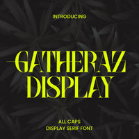 Gatheraz – Display Serif