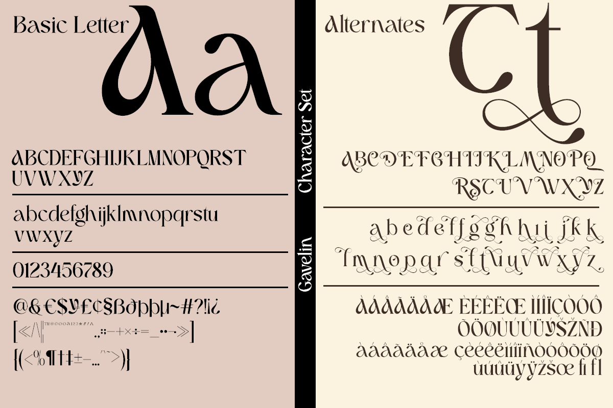 Gavelin - Modern Luxury Serif Font by Say Studio, preview 8