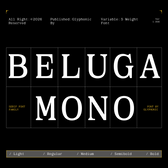 GC Beluga Mono - Elegant Modern Mono