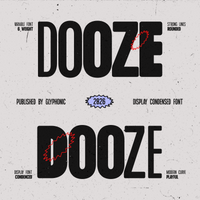 GC Dooze - Display Condensed Sans