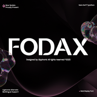 GC Fodax — Bold Simplicity Font