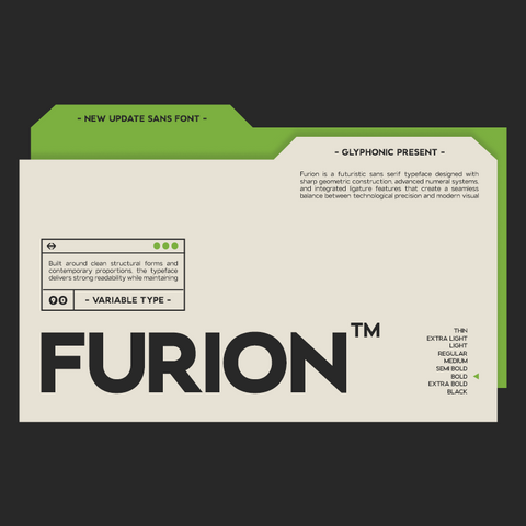 GC Furion – Modern Futuristic Sans