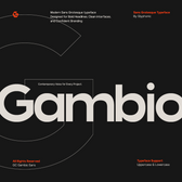GC Gambio - Modern Sans Grotesque