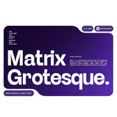GC Matrix vol.2 – Modern Geometric Sans
