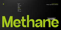 GC Methane – Typeface System