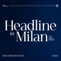 GC Milan Headline - Classy Serif