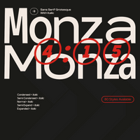 GC Monza - Complex Modern Sans