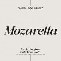 GC Mozarella–Elegant Variable Serif