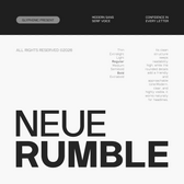 GC Neue Rumble - Modern Elegant Sans