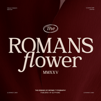 GC Romans Flower - Elegant Serif
