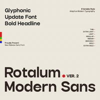 GC Rotalum Vol.II - Modern Bold Sans