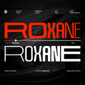 GC Roxane – Modern Display Condensed