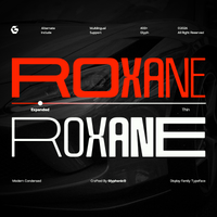 GC Roxane – Modern Display Condensed