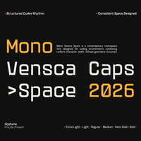 GC Vensca Mono - Modern Monospace