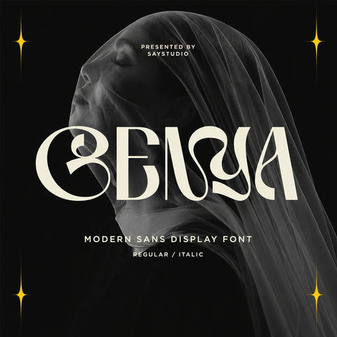 Genya - Experimental Decorative Font