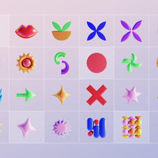 GEO/3D 220+ Colorful Objects