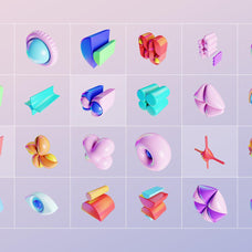 GEO/3D 220+ Colorful Objects