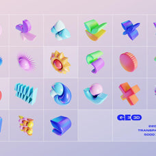 GEO/3D 220+ Colorful Objects