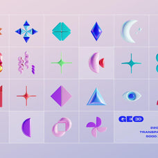 GEO/3D 220+ Colorful Objects
