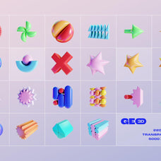 GEO/3D 220+ Colorful Objects