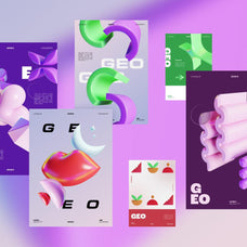 GEO/3D 220+ Colorful Objects