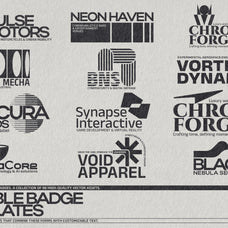 GeoForm Kit - 96 Shapes, Badges