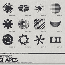 GeoForm Kit - 96 Shapes, Badges