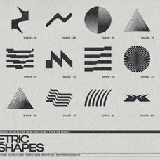GeoForm Kit - 96 Shapes, Badges