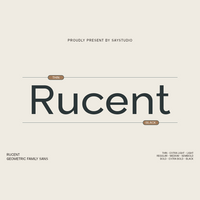 Geometric Sans - Rucent