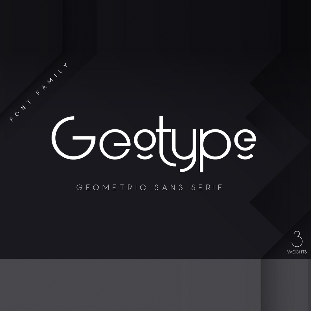 Geotype - Geometric Variable Sans Serif Font by Say Studio, preview 1