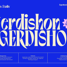 Gerdishon - Modern Serif Font