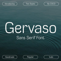 Gervaso – Grotesque Font
