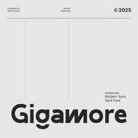 Gigamore Modern Sans Serif Font