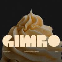 Gimro Bold Geometric Cafe Font
