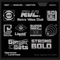 Ginger Bots - 80’s VHS Typeface