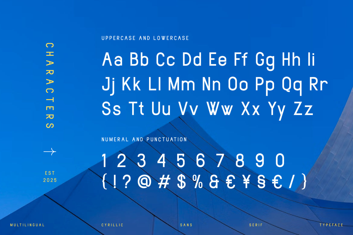 Ginotask Cyrillic Sans Serif Typeface Font by Vadova Studio, preview 2