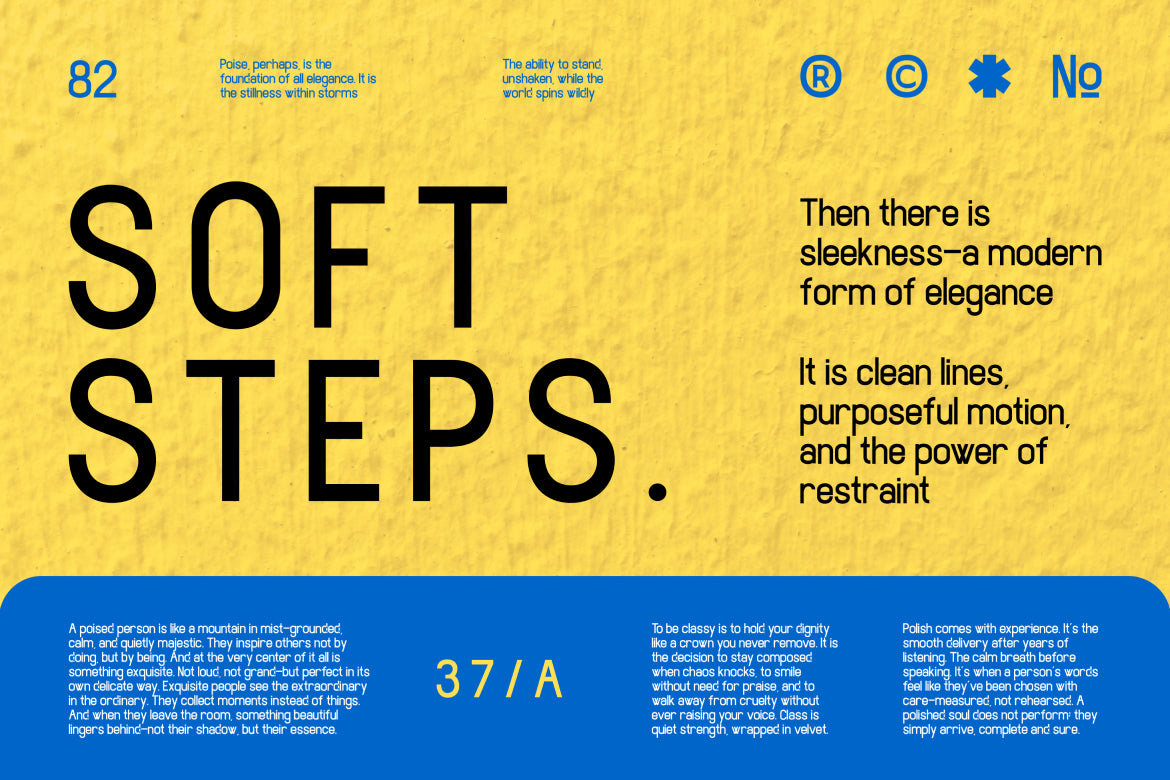 Ginotask Cyrillic Sans Serif Typeface Font by Vadova Studio, preview 5