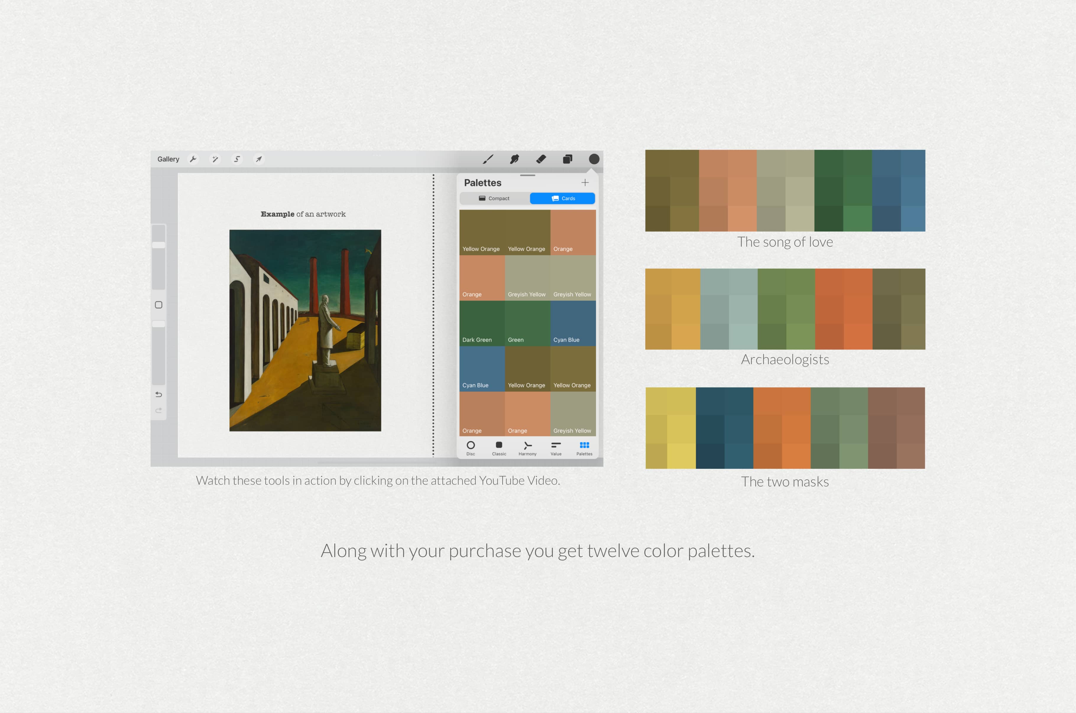 Giorgio De Chirico Procreate Kit