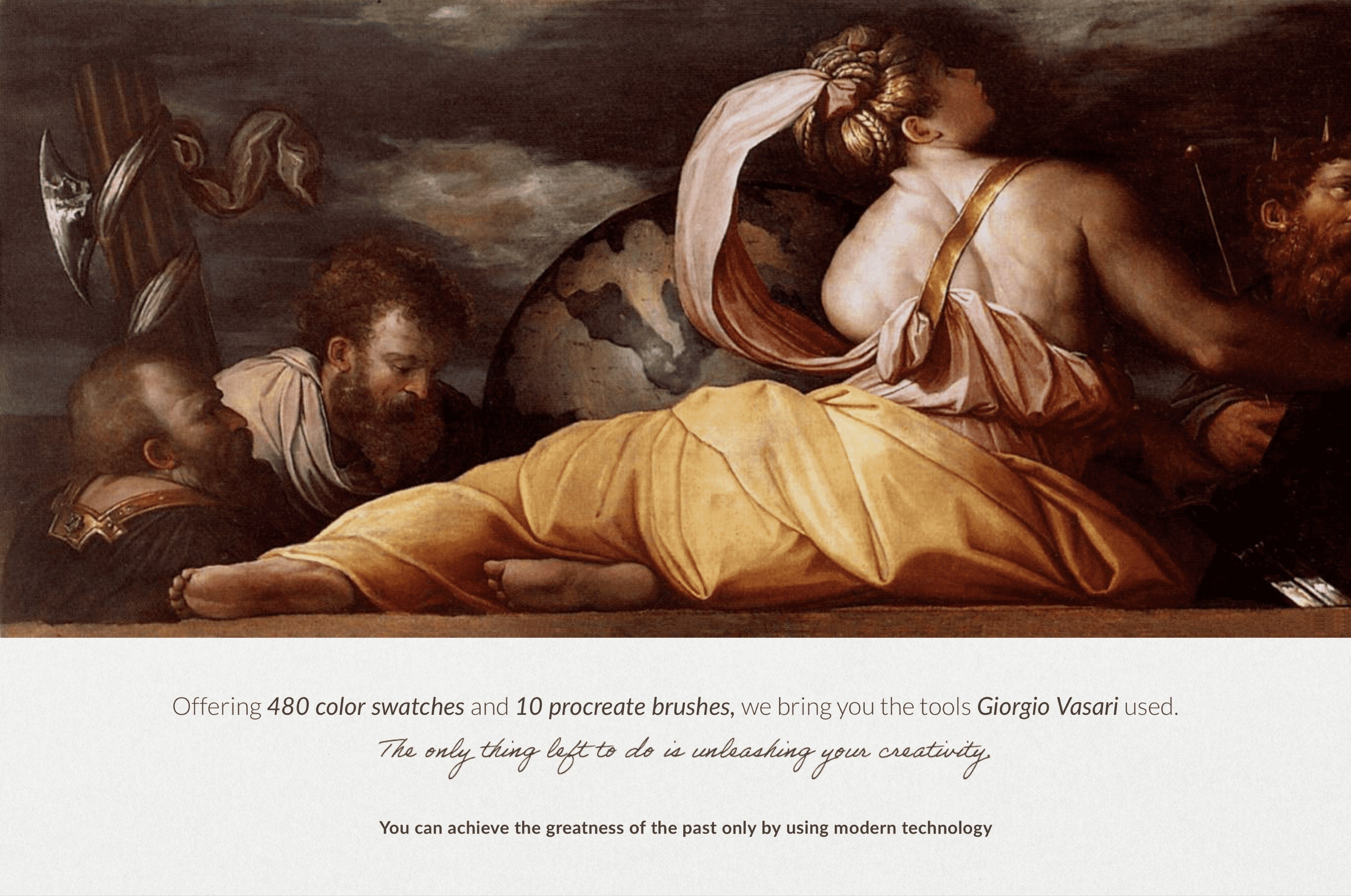 Giorgio Vasari Procreate Brushes & Color Palettes