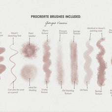 Giorgio Vasari Procreate Brushes & Color Palettes