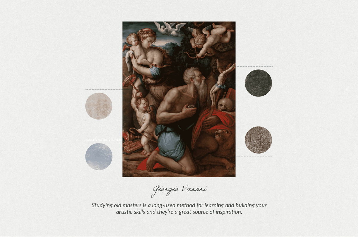 Giorgio Vasari Procreate Brushes & Color Palettes by Digi Life