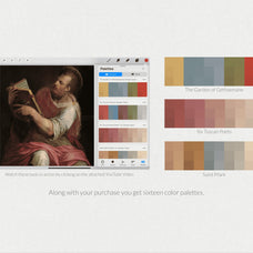 Giorgio Vasari Procreate Brushes & Color Palettes