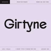 Girtyne – Modern Sans Family