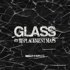 Glass Displacement Map Pack | 20 .PSD Displacement Maps